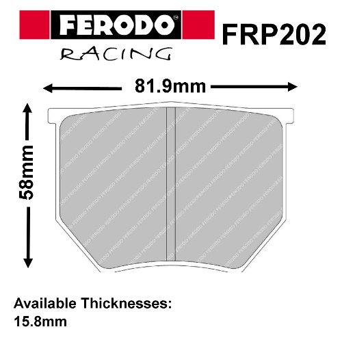Brake Caliper Pad Set AP Racing Calipers
