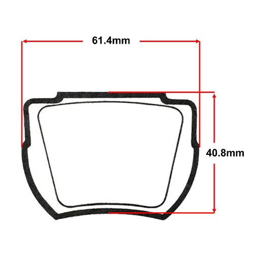 Mintex Brake Pad Set Suit Girling Type 10, M1144